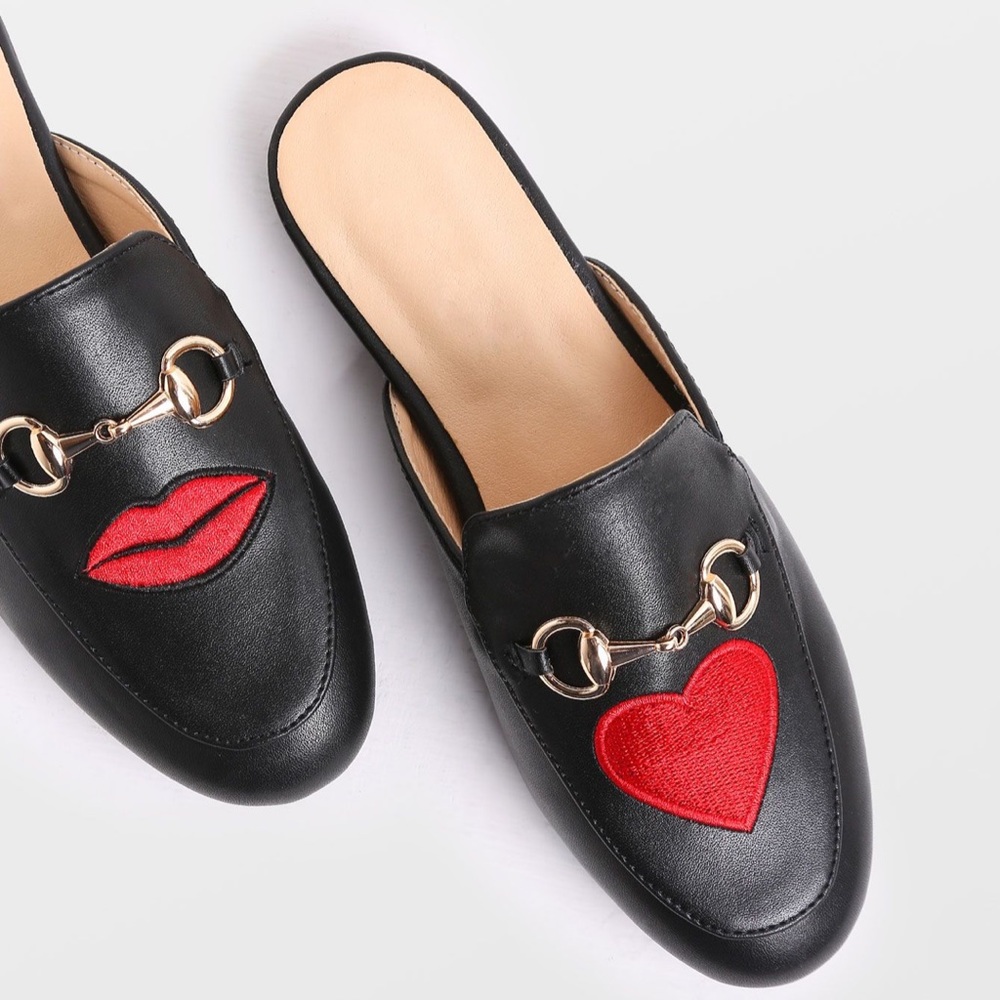 Leather loafers